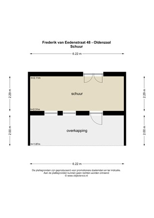 Floorplan - Frederik Van Eedenstraat 48, 7576 BZ Oldenzaal
