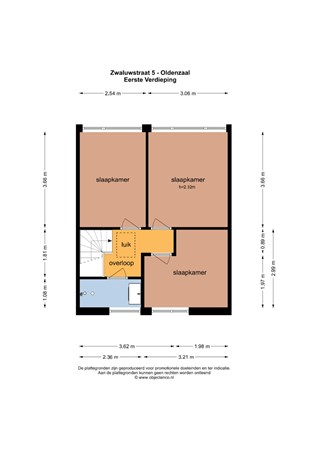 Floorplan - Zwaluwstraat 5, 7574 TE Oldenzaal