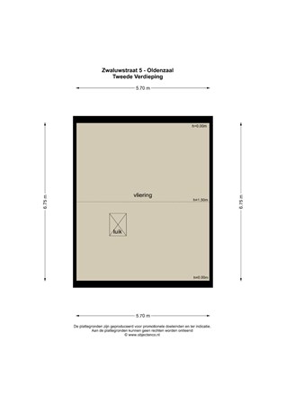 Floorplan - Zwaluwstraat 5, 7574 TE Oldenzaal