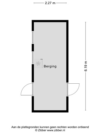 Floorplan - Johanna van Burenlaan 217, 7576 AT Oldenzaal