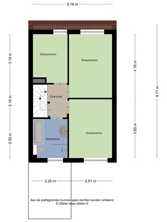 Floorplan - Engelwortel 64, 7577 EG Oldenzaal