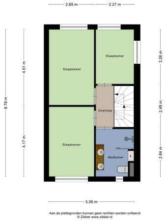 Floorplan - Zadelmaker 57, 7577 TJ Oldenzaal