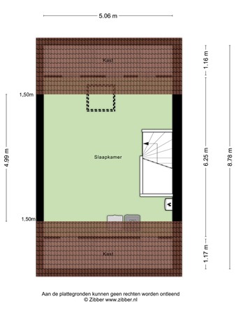 Floorplan - Zadelmaker 57, 7577 TJ Oldenzaal