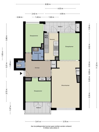 Floorplan - P.C. Boutensstraat 267, 7606 AW Almelo