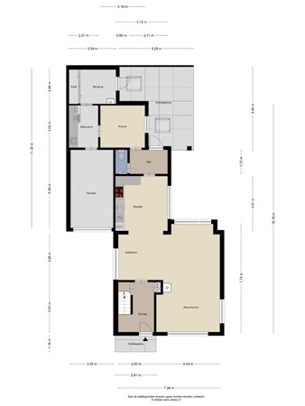 Floorplan - J.H. Molkenboerstraat 69, 7574 XG Oldenzaal