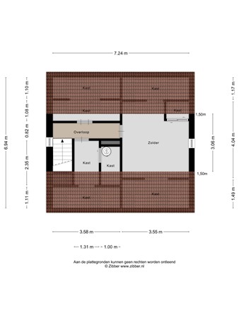 Floorplan - J.H. Molkenboerstraat 69, 7574 XG Oldenzaal
