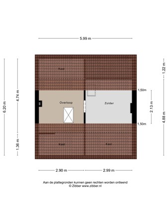 Floorplan - Stakenkamplaan 59, 7574 CB Oldenzaal