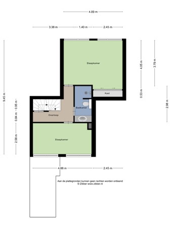Floorplan - Morslaan 40, 7576 CV Oldenzaal
