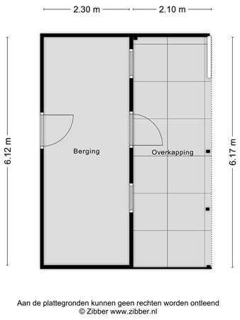 Floorplan - Bilderdijkstraat 54, 7576 CG Oldenzaal