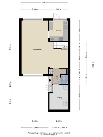 Floorplan - Nicolaas Beetslaan 44, 7576 CM Oldenzaal