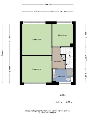Floorplan - Nicolaas Beetslaan 44, 7576 CM Oldenzaal