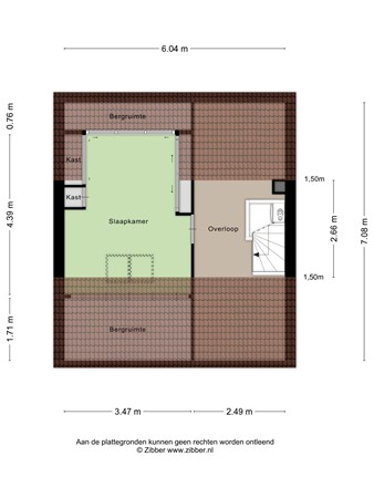 Floorplan - Nicolaas Beetslaan 44, 7576 CM Oldenzaal