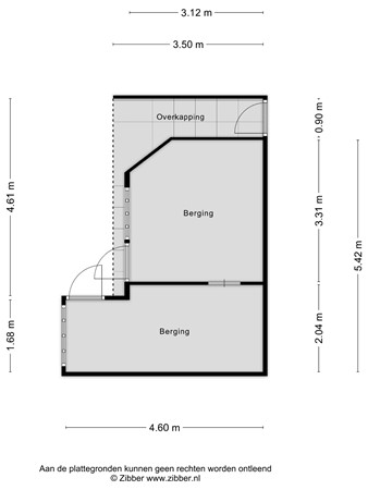 Floorplan - Nicolaas Beetslaan 44, 7576 CM Oldenzaal