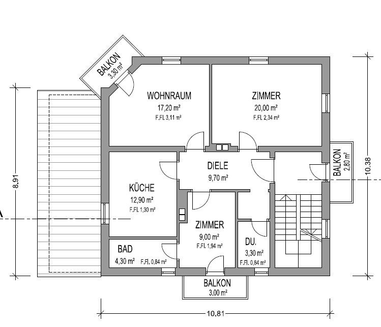 mediumsize floorplan