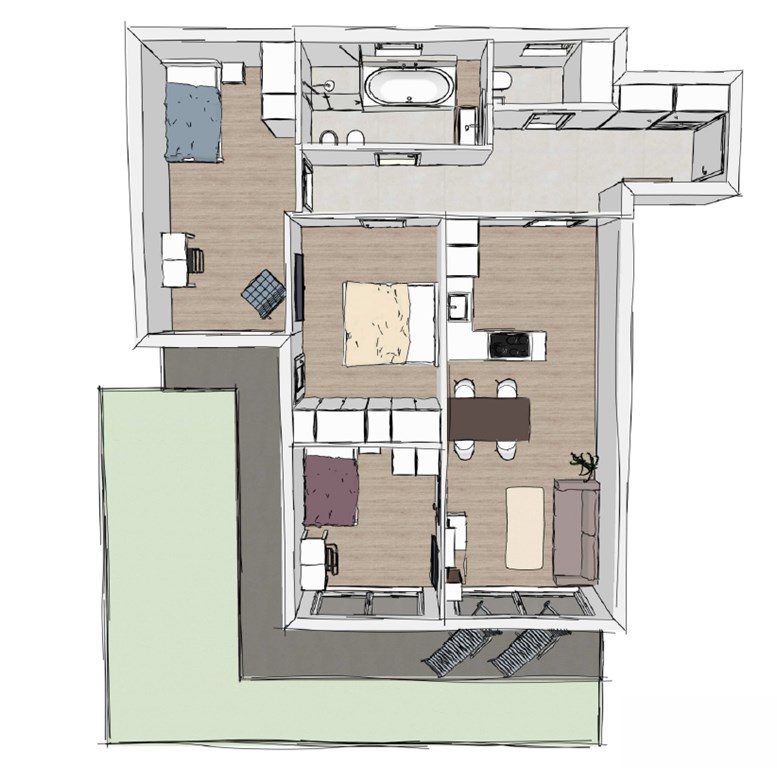 mediumsize floorplan