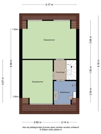 Hendrik Hosstraat 161, 1106 ZM Amsterdam - 448133_2D_Eerste_Verdieping_Hendrik_Hosstraat_161_Amsterdam_02.jpg