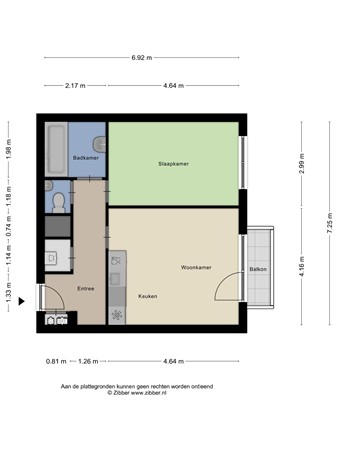 Anna Blamansingel 187, 1102 SW Amsterdam - 410755_2D_Appartement_Anna_Blamansingel_187_Amsterdam_01aangepast.jpg