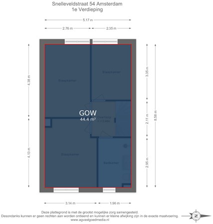 Snelleveldstraat 54, 1107 VW Amsterdam - 1e Verdieping - markings.jpg