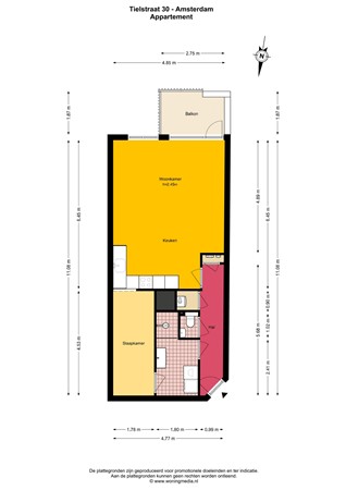 Tielstraat 30, 1107 PZ Amsterdam - 83977090_Tielstraat-30---Amsterdam---Appartement---2D.jpg
