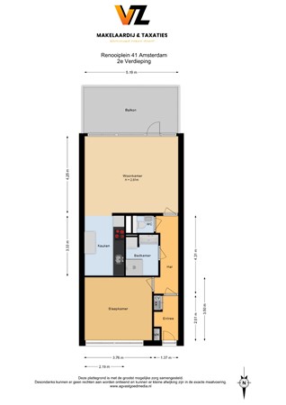 Renooiplein 41, 1107 EB Amsterdam - 2e Verdieping - 2D.jpg