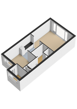 's-Gravendijkdreef 166, 1103 SE Amsterdam - Begane grond - 3D.png