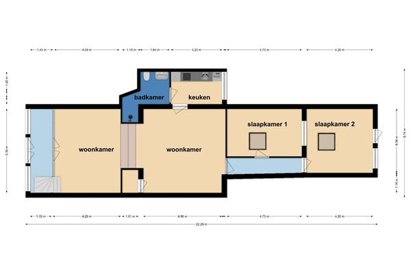 Polderstraat 18, 4731 JH Oudenbosch - begane grond Polderstraat 18 Oudenbosch.jpg