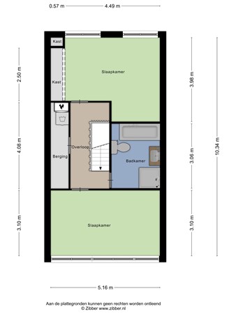 Hof van Versailles 61, 1064 NX Amsterdam - 452488_2D_Tweede_Verdieping_Hof_van_Versailles_61_Amsterdam_03.jpg