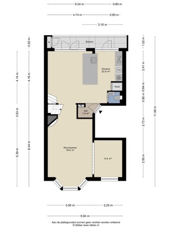 Woestduinstraat 107-2, 1059 SP Amsterdam - 