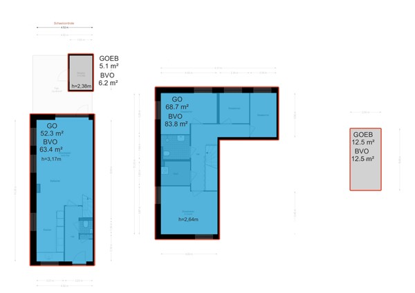 Jacoba Mosselhof 1, 1065 WB Amsterdam - Jacoba Mosselhof 1 - Amsterdam - NEN plattegrond - 2D.jpg