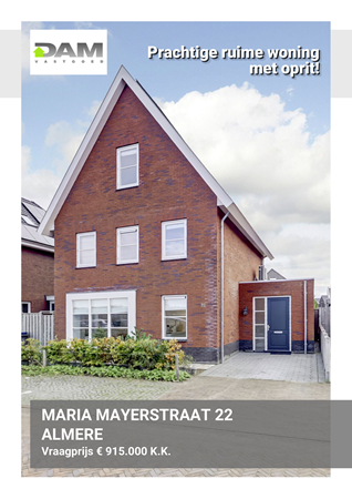 Brochure preview - Maria Mayerstraat 22, 1341 DK ALMERE (1)