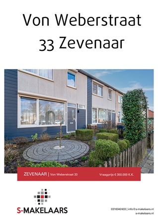Brochure preview - Von Weberstraat 33, 6904 KC ZEVENAAR (1)