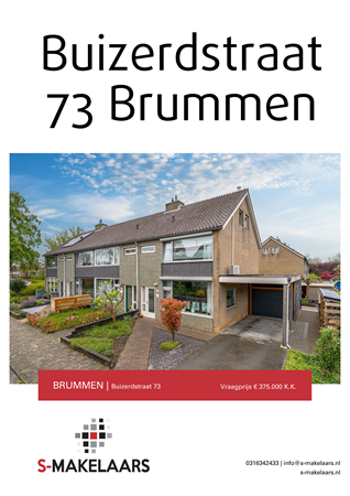 Brochure preview - Brochure Buizerdstraat 73 Brummen.pdf