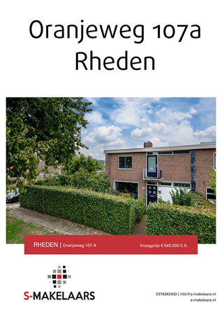 Brochure preview - Oranjeweg 107-A, 6991 WK RHEDEN (1)
