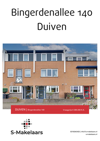 Brochure preview - Bingerdenallee 140, 6921 JP DUIVEN (1)