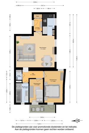 Kerkstraat 10C, 6901 AB Zevenaar - Eerste verdieping - 2D.jpg