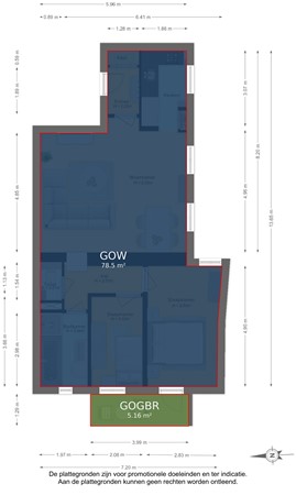Kerkstraat 10C, 6901 AB Zevenaar - Eerste verdieping - markings.jpg
