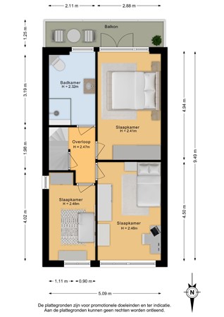 Suikerpeer 37, 6922 CG Duiven - Eerste verdieping - 2D.jpg