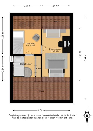 Suikerpeer 37, 6922 CG Duiven - Tweede verdieping - 2D.jpg