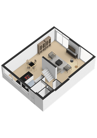 Zonegge 17 27, 6903 GP Zevenaar - Begane grond - 3D.png