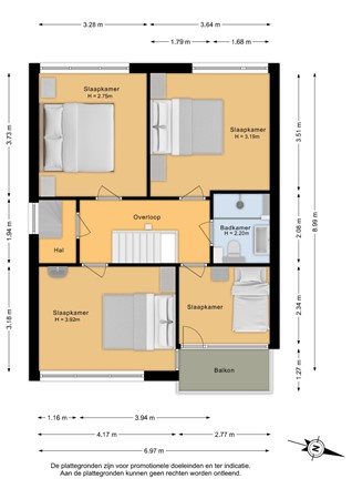 Zonegge 17 27, 6903 GP Zevenaar - Eerste verdieping - 2D.jpg