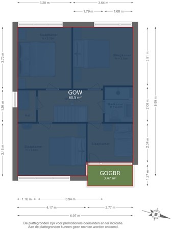Zonegge 17 27, 6903 GP Zevenaar - Eerste verdieping - markings.jpg