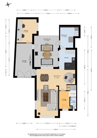 Schievestraat 5, 6901 GG Zevenaar - Begane grond - 2D.jpg