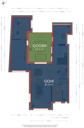 Schievestraat 5, 6901 GG Zevenaar - Begane grond - markings.jpg