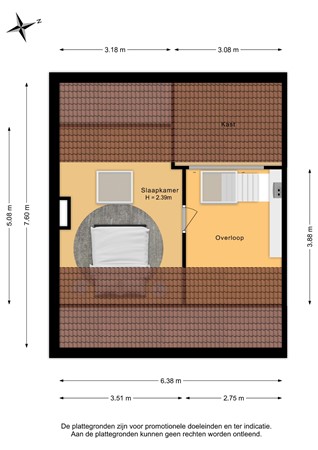 Schievestraat 5, 6901 GG Zevenaar - Tweede verdieping - 2D.jpg