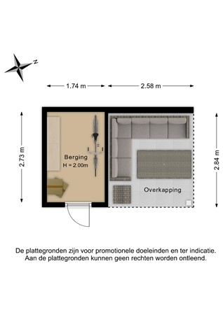 Schievestraat 5, 6901 GG Zevenaar - Berging - 2D.jpg