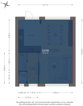 Dahliastraat 15, 6987 BP Giesbeek - Begane grond - markings.jpg
