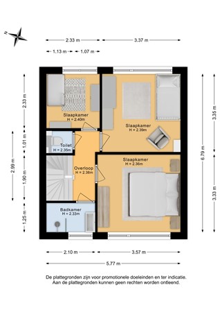 Dahliastraat 15, 6987 BP Giesbeek - Eerste verdieping - 2D.jpg