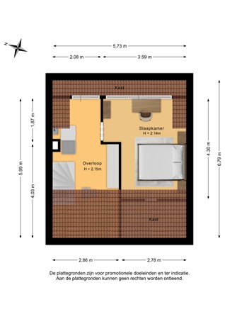 Dahliastraat 15, 6987 BP Giesbeek - Tweede verdieping - 2D.jpg