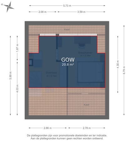 Dahliastraat 15, 6987 BP Giesbeek - Tweede verdieping - markings.jpg