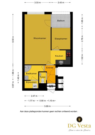 Floorplan - Dommelstraat 7, 5215 BM 's-Hertogenbosch